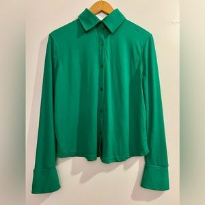 MNG by Mango Green Shirt